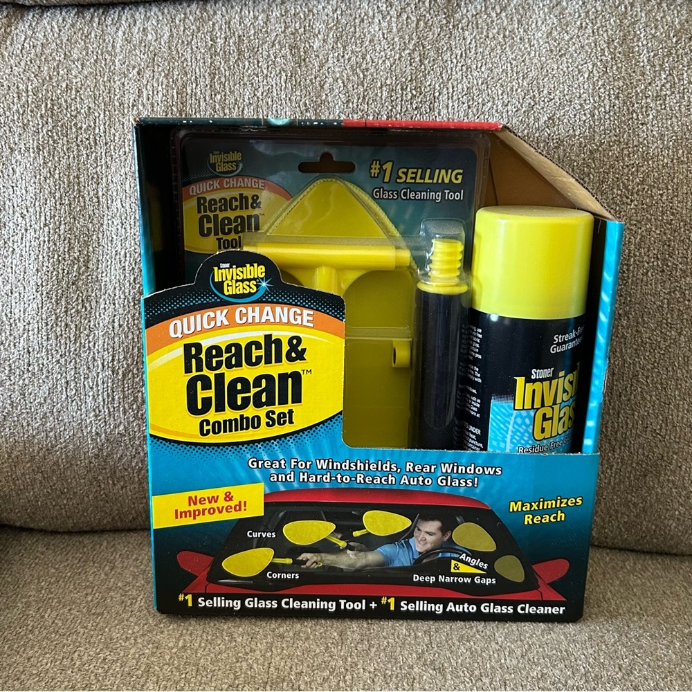 Invisible Glass Reach & Clean Combo Set